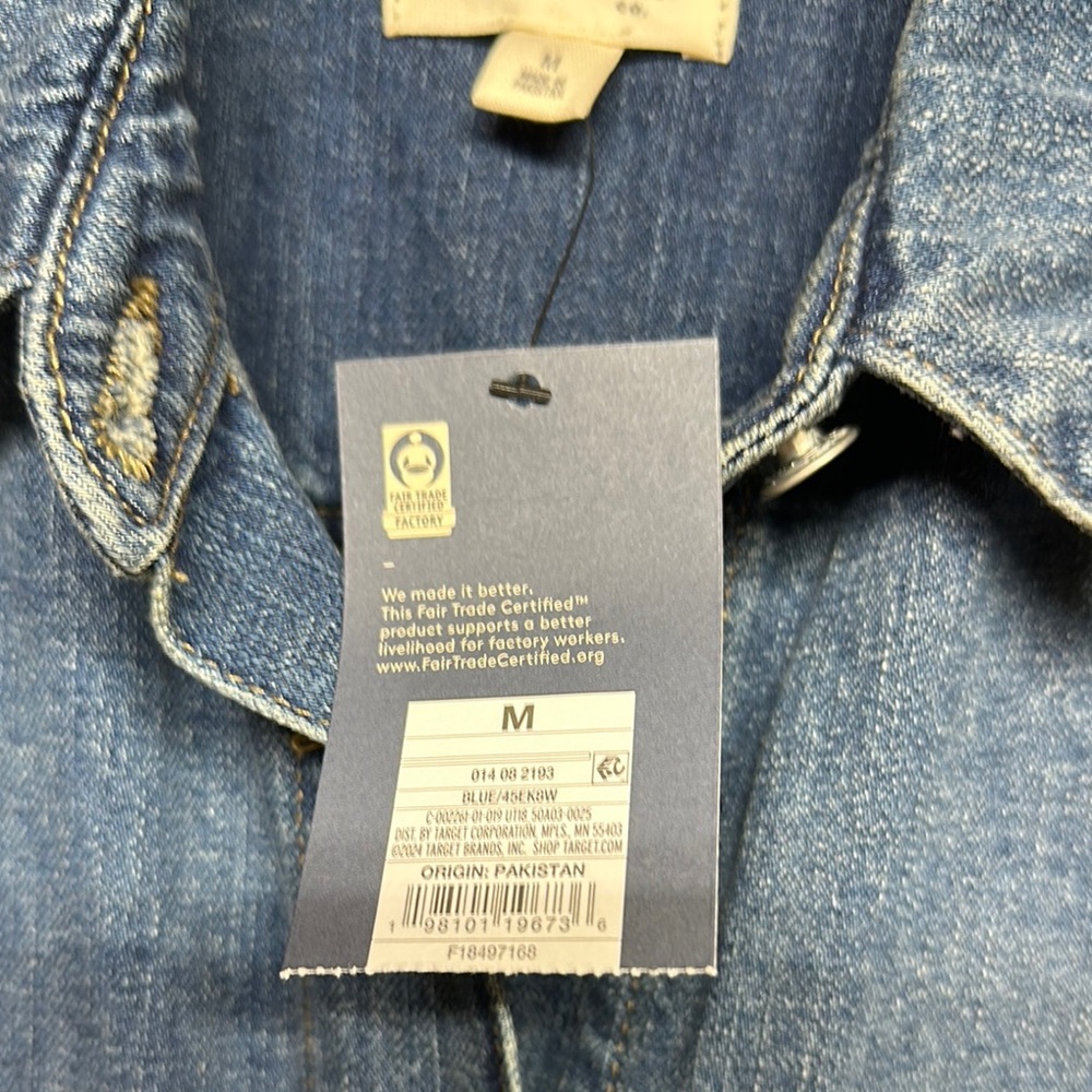 Universal Thread Blue Polo Collar Midi Dress - image 3